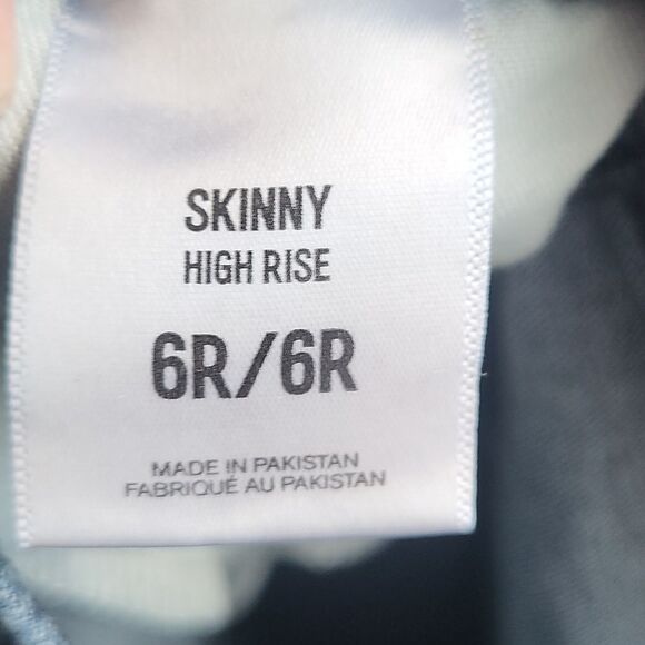 Express Hyper Stretch Skinny High Rise jeans, Size 6 Regular - Picture 7 of 7
